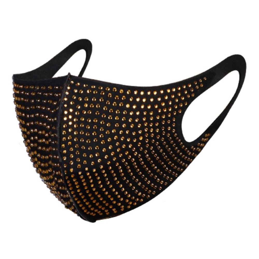 Fashion Mask with gold studs